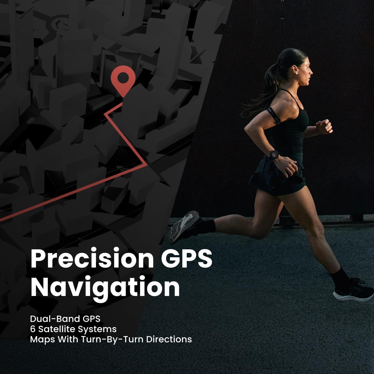 Amazfit Balance 3 worn for GPS running navigation