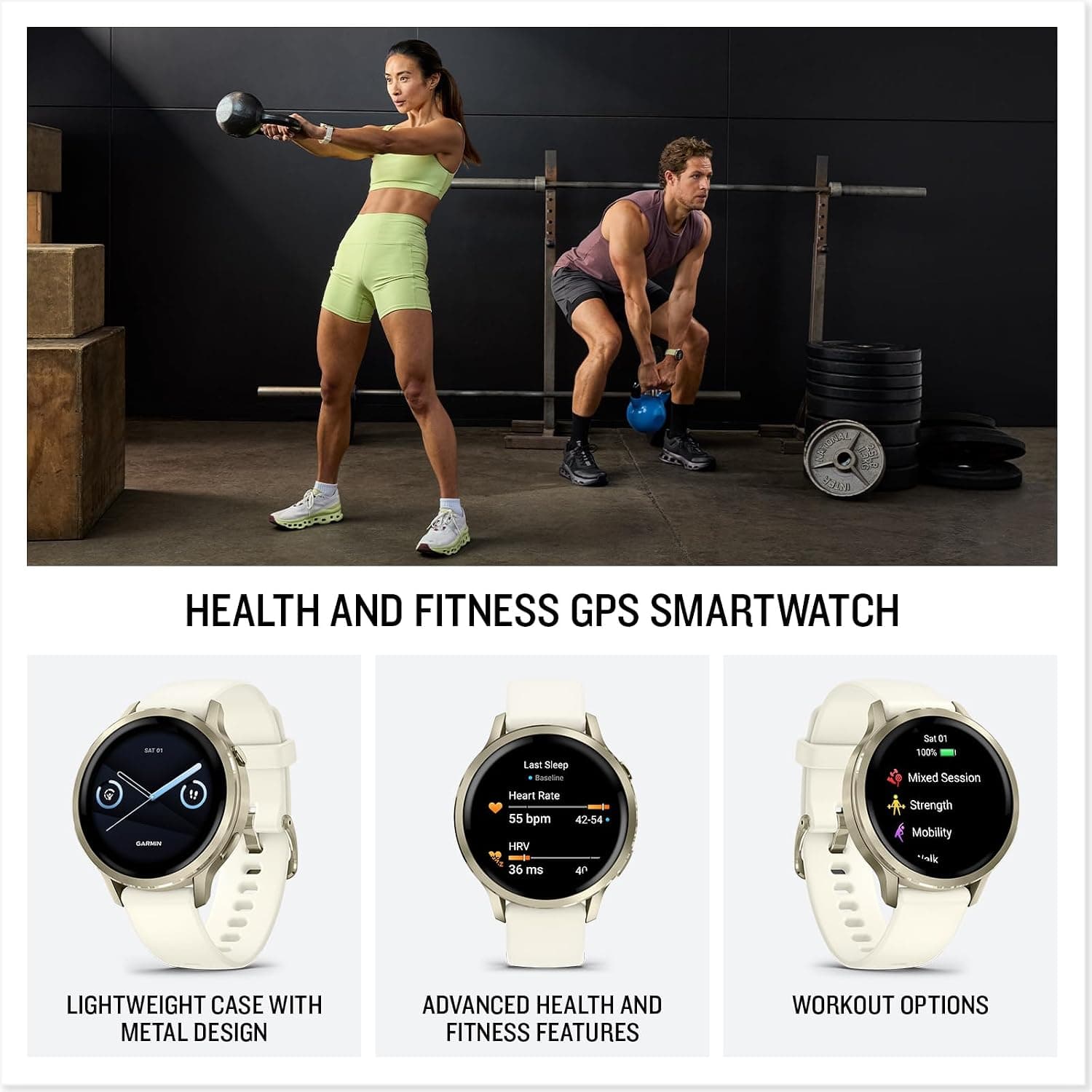 Garmin Venu 4 health and fitness features