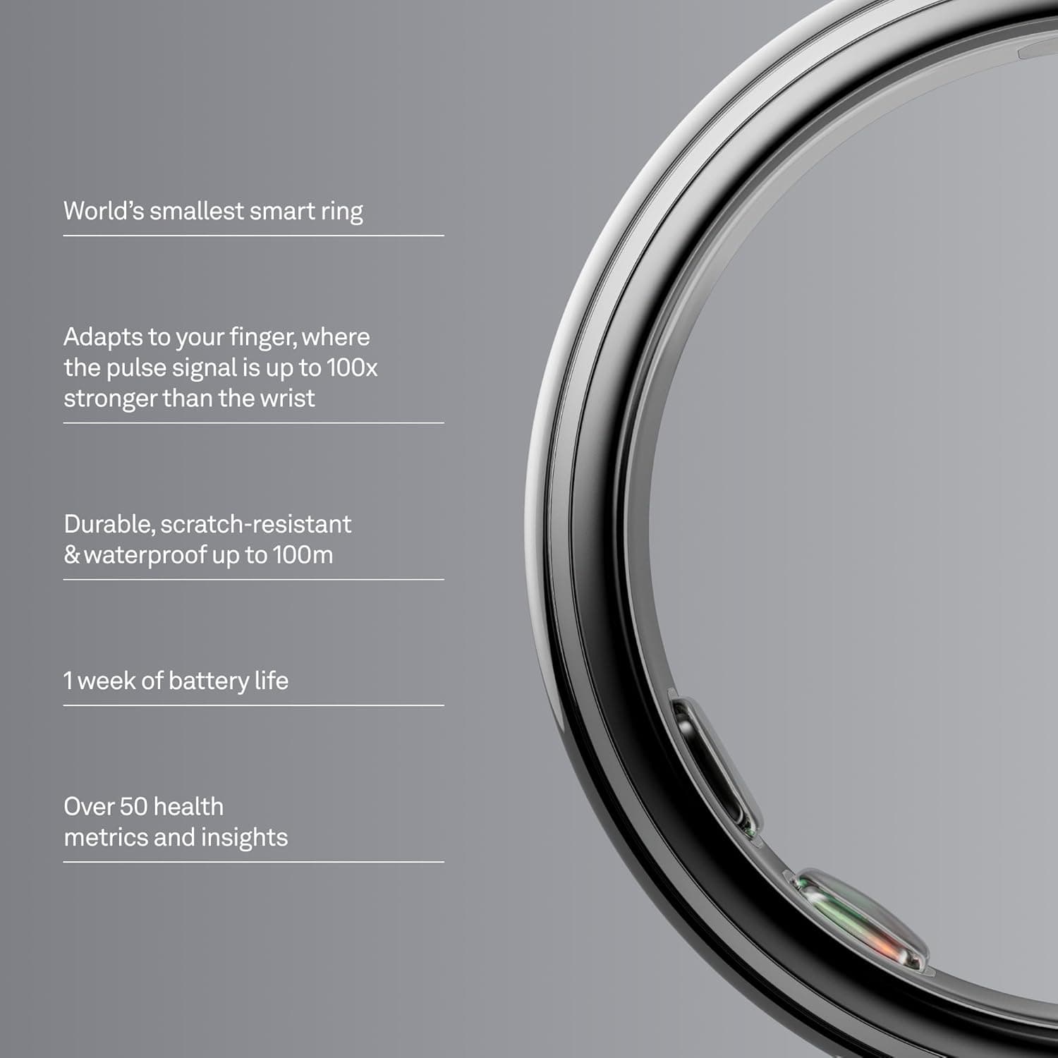 Oura Ring 5 construction and inner sensor detail